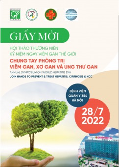 Thư mời và chương trình hội thảo về viêm gan, xơ gan và ung thư gan 28/7/2022 tại Hà Nội