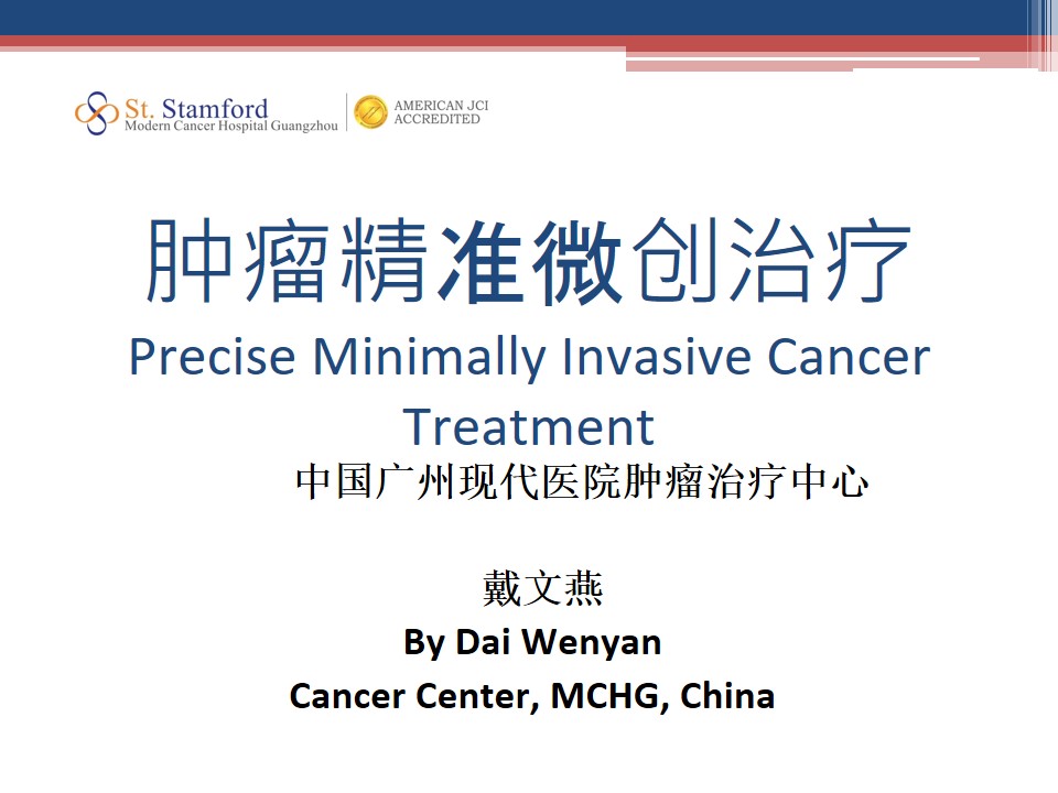 Precise Minimally Invasive Cancer Treatment