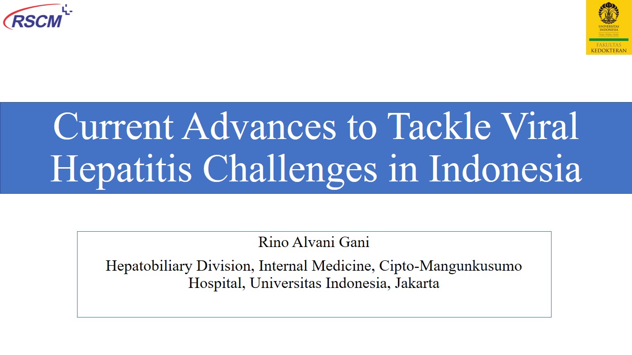 Current Advances to Tackle Viral Hepatitis Challenges in Indonesia