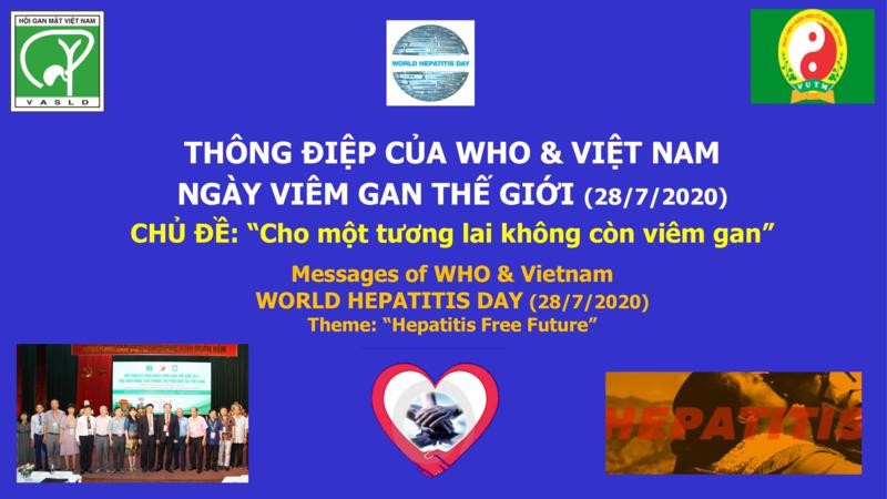 Thông điệp của WHO & Việt Nam ngày viêm gan thế giới (28/7/2020)