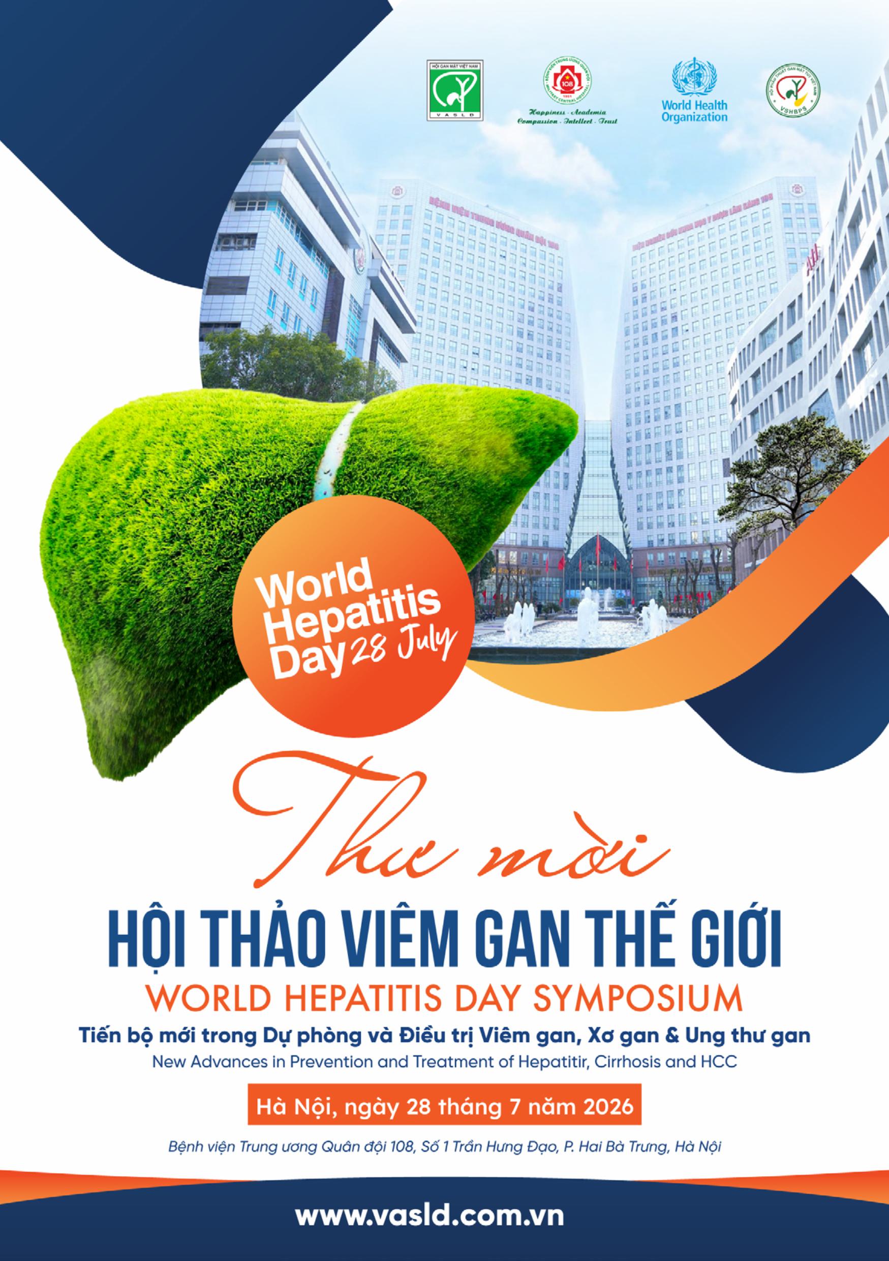 Thư mời Hội thảo viêm gan thế giới